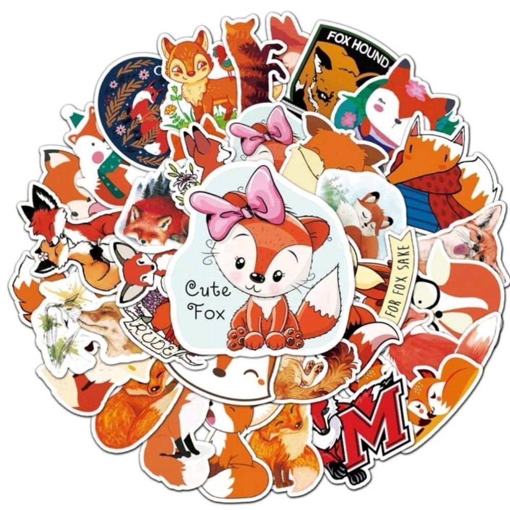 Assorted Fox Stickers - Picture 6 of 7